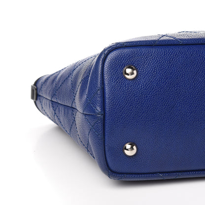 Chanel Grained Calfskin Shopping Fever Tote Blue 9 of 12