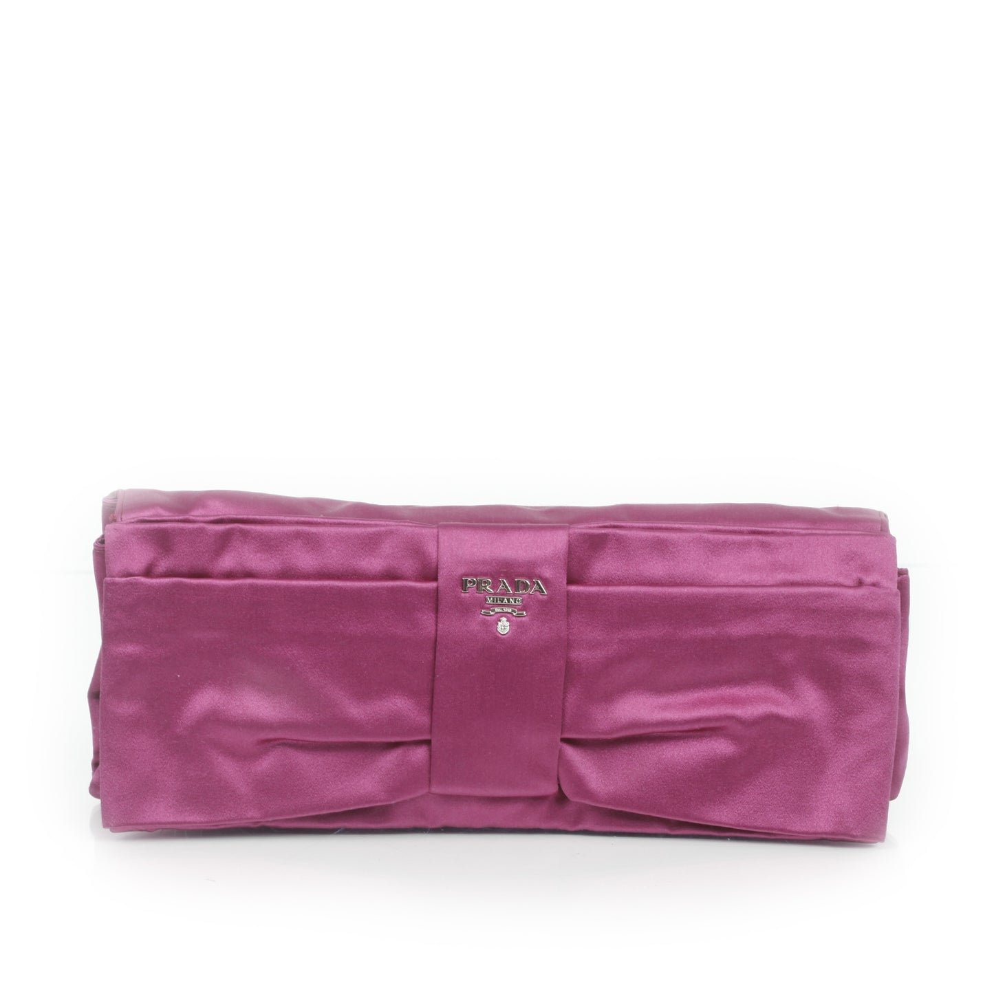 Satin Bow Clutch