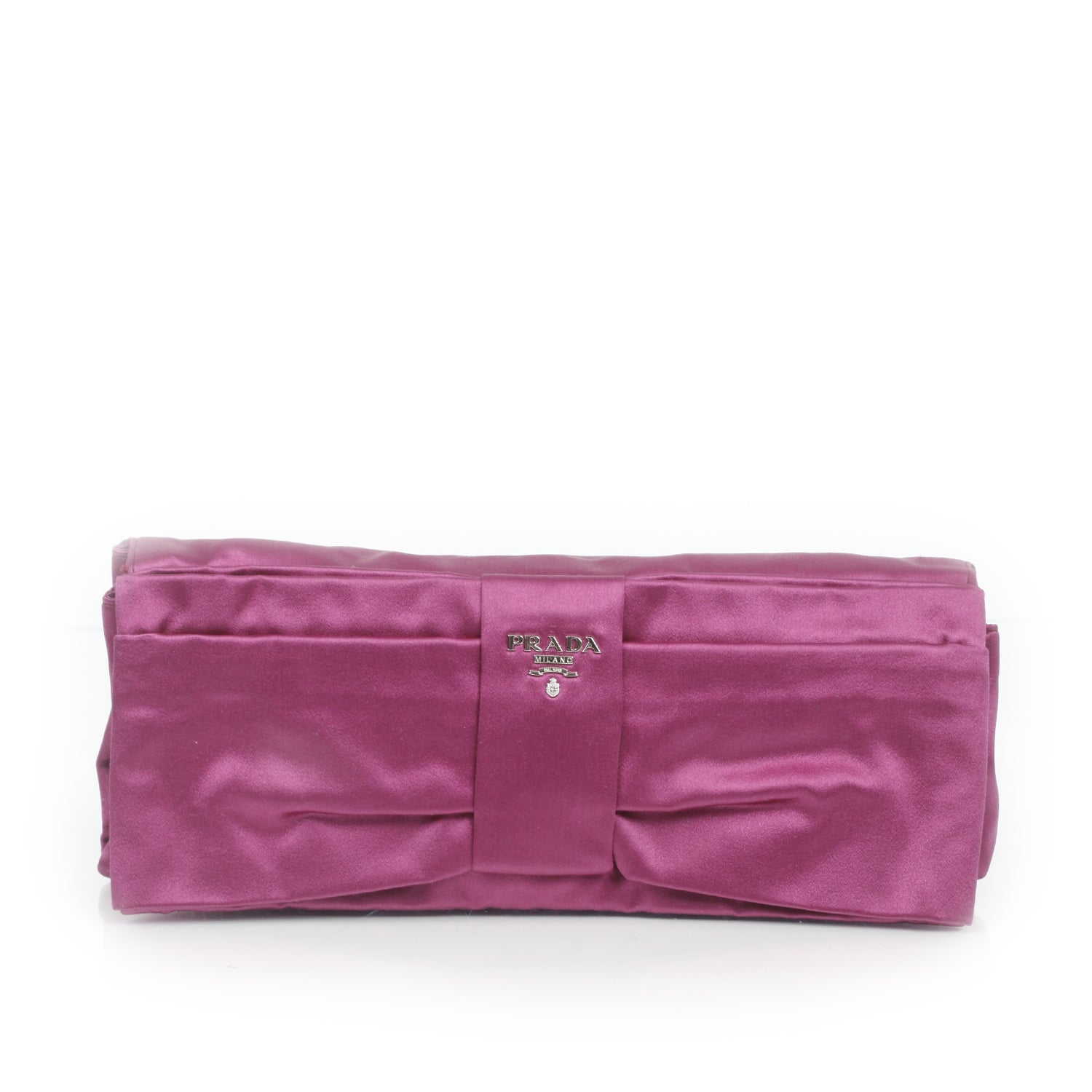 Prada Satin Bow Clutch 1 of 9
