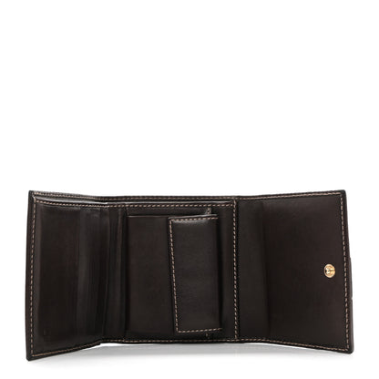 Gucci Monogram Britt Tri Fold Wallet Dark Brown 5 of 8