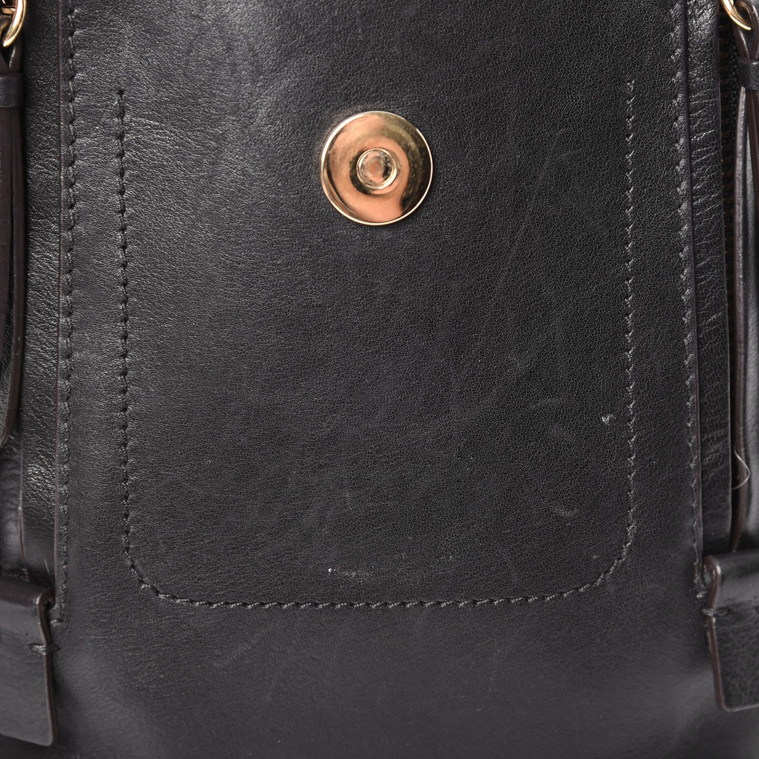 Chloe Suede Calfskin Mini Faye Backpack Black 8 of 10