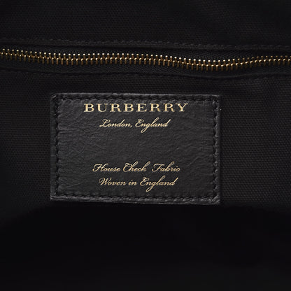 Burberry Grainy Calfskin House Check Small Canterbury Dark Sand 6 of 13