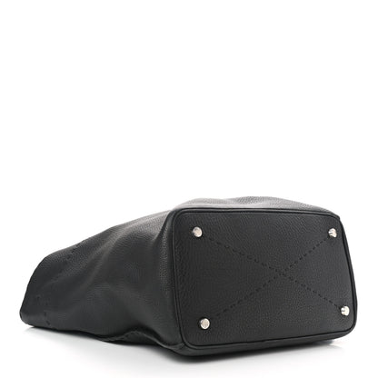Fendi Cuoio Romano Selleria Large Anna Bucket Bag Black 3 of 14