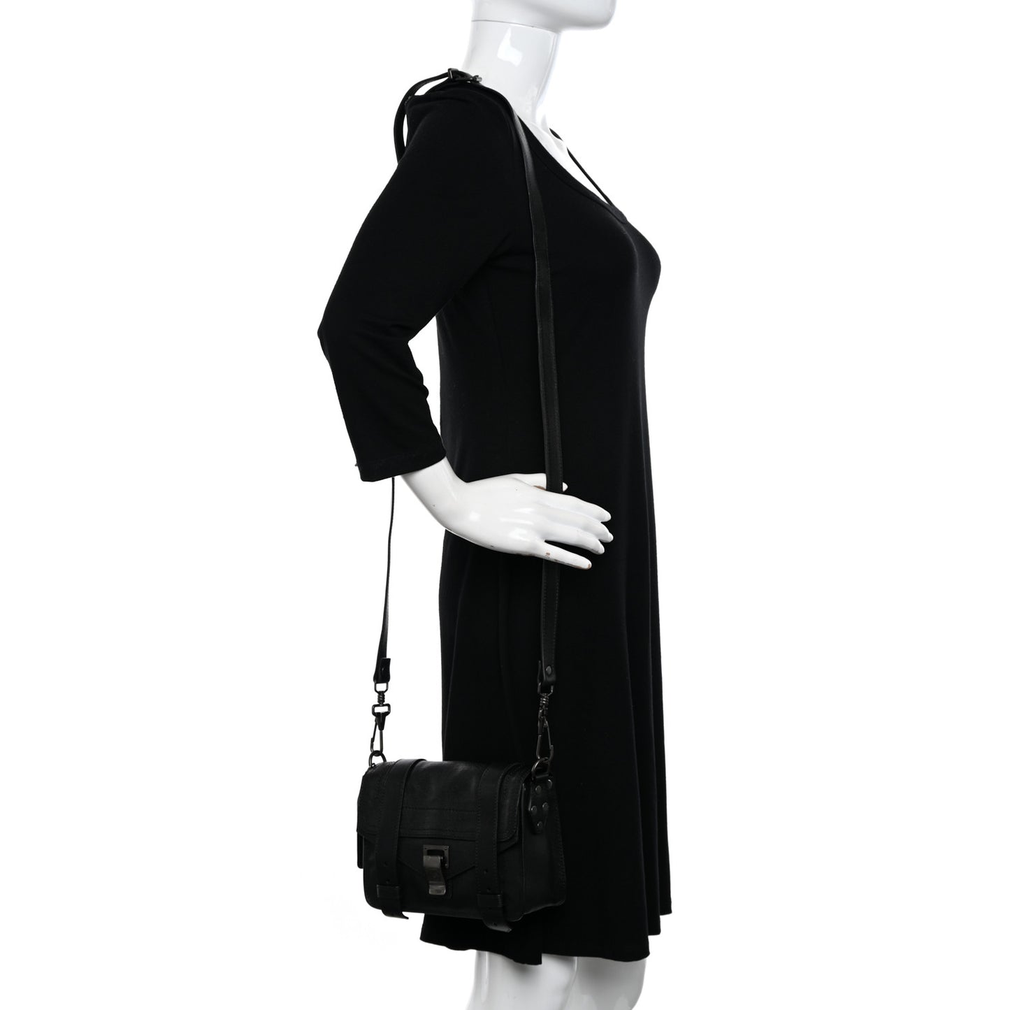 Lambskin PS1 Mini Crossbody Black