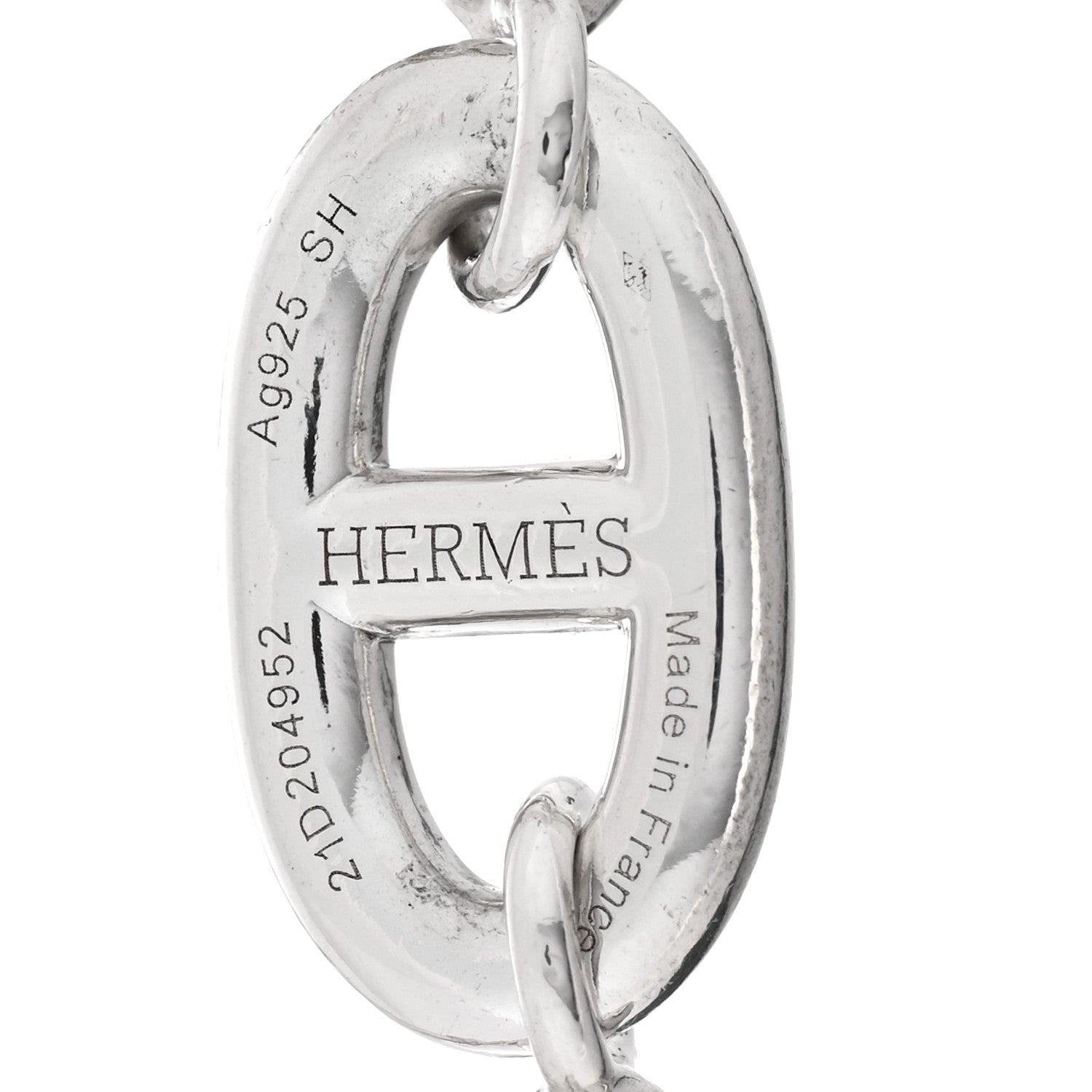 Hermes Sterling Silver Farandole Bracelet 3 of 4
