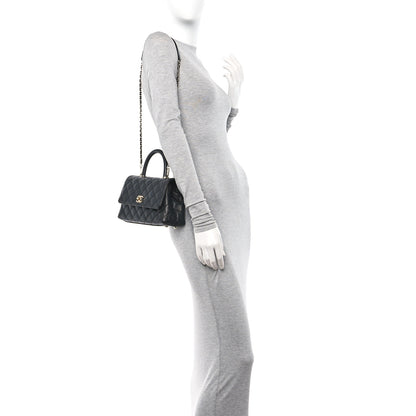 Chanel Caviar Quilted Mini Coco Handle Flap Black 2 of 12