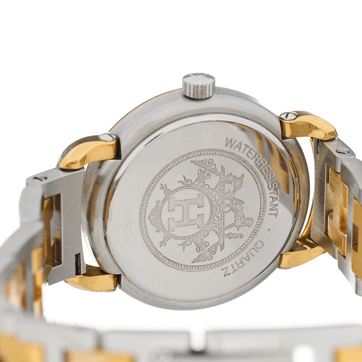 Hermes Stainless Steel 25mm Pullman Quartz Watch White 4 of 4