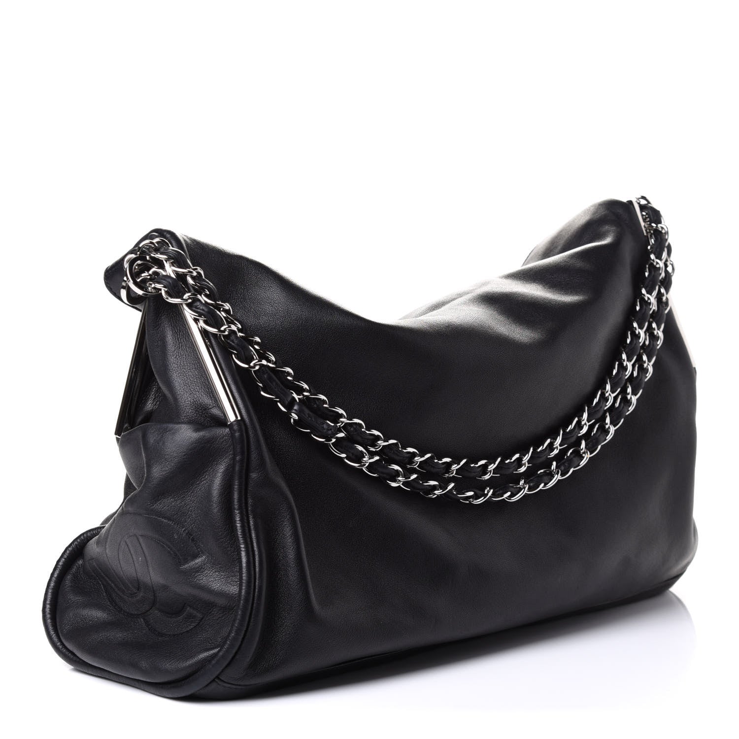 Chanel Lambskin Ultimate Soft Hobo Black 2 of 5