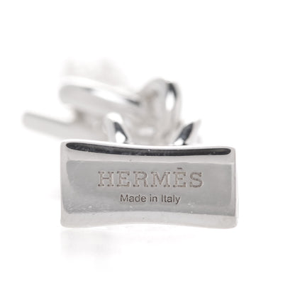 Hermes Sterling Silver Kelly Charm Pendant Necklace 5 of 5