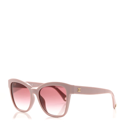 Chanel Acetate Chain Square Sunglasses 5487-A Pink 1 of 9