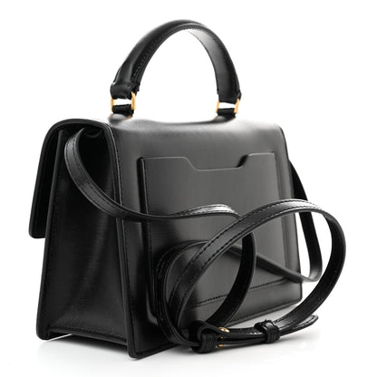 Off-White Calfskin Jitney 1.4 Top Handle Bag Black 3 of 9