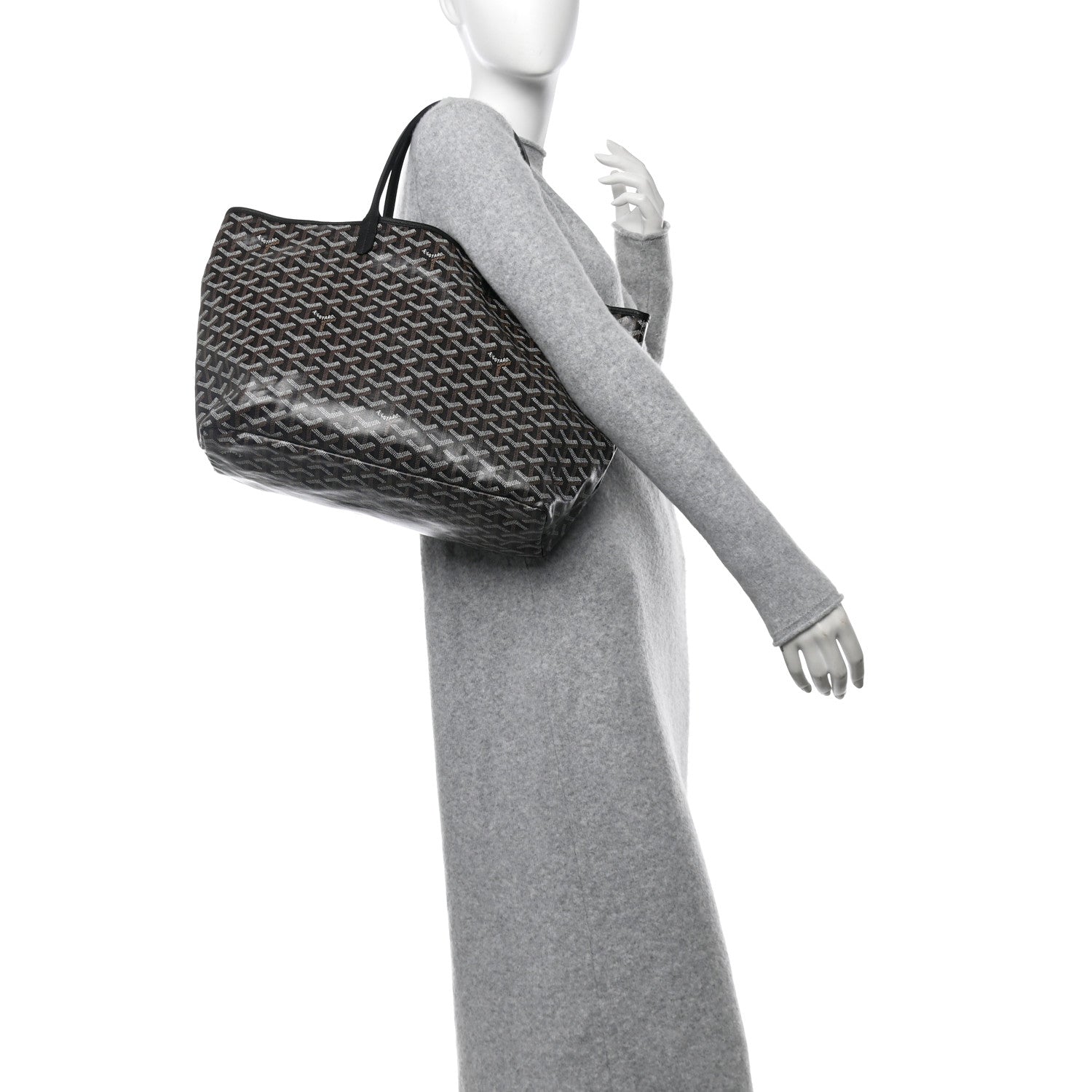 Goyard Goyardine Saint Louis PM Black 2 of 13