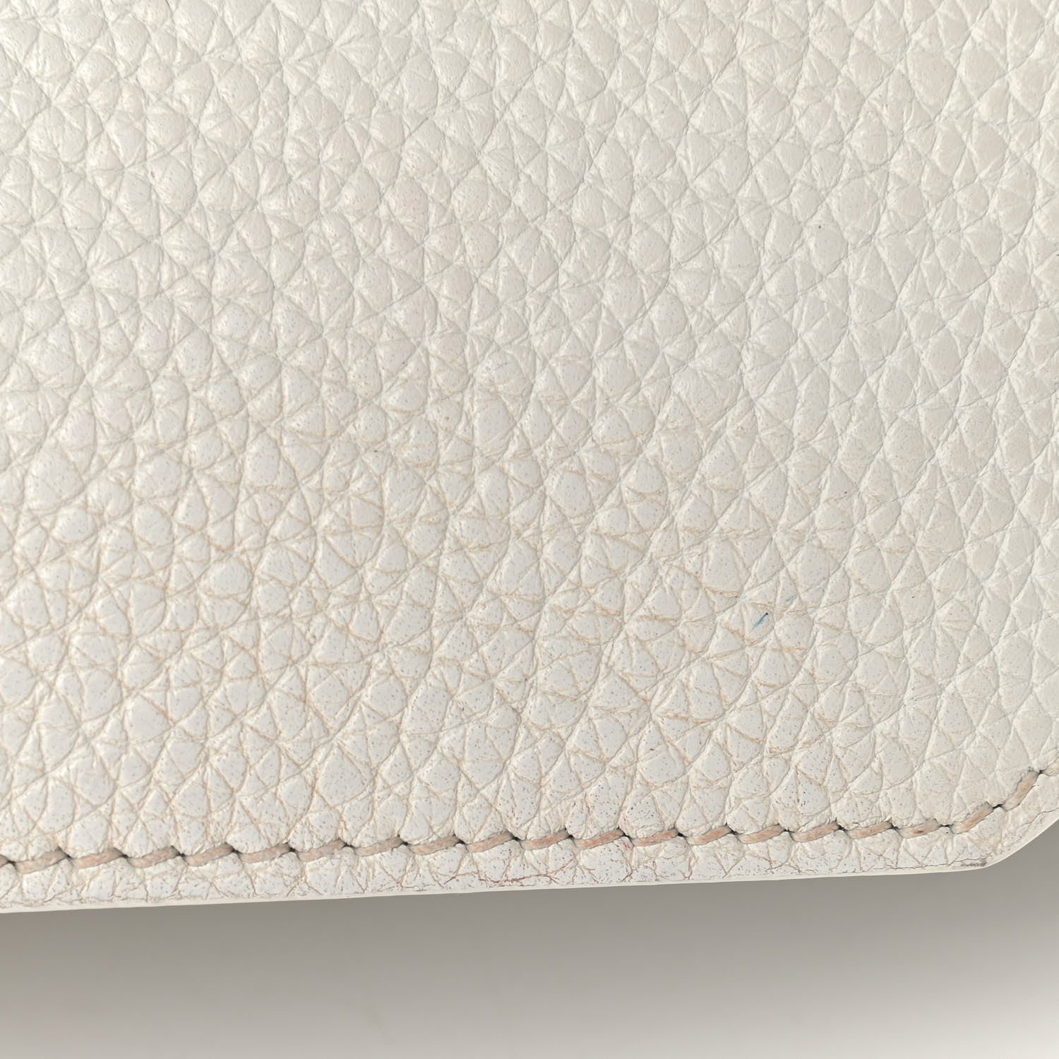 Hermes Taurillon Clemence Jypsiere 28 White 11 of 13