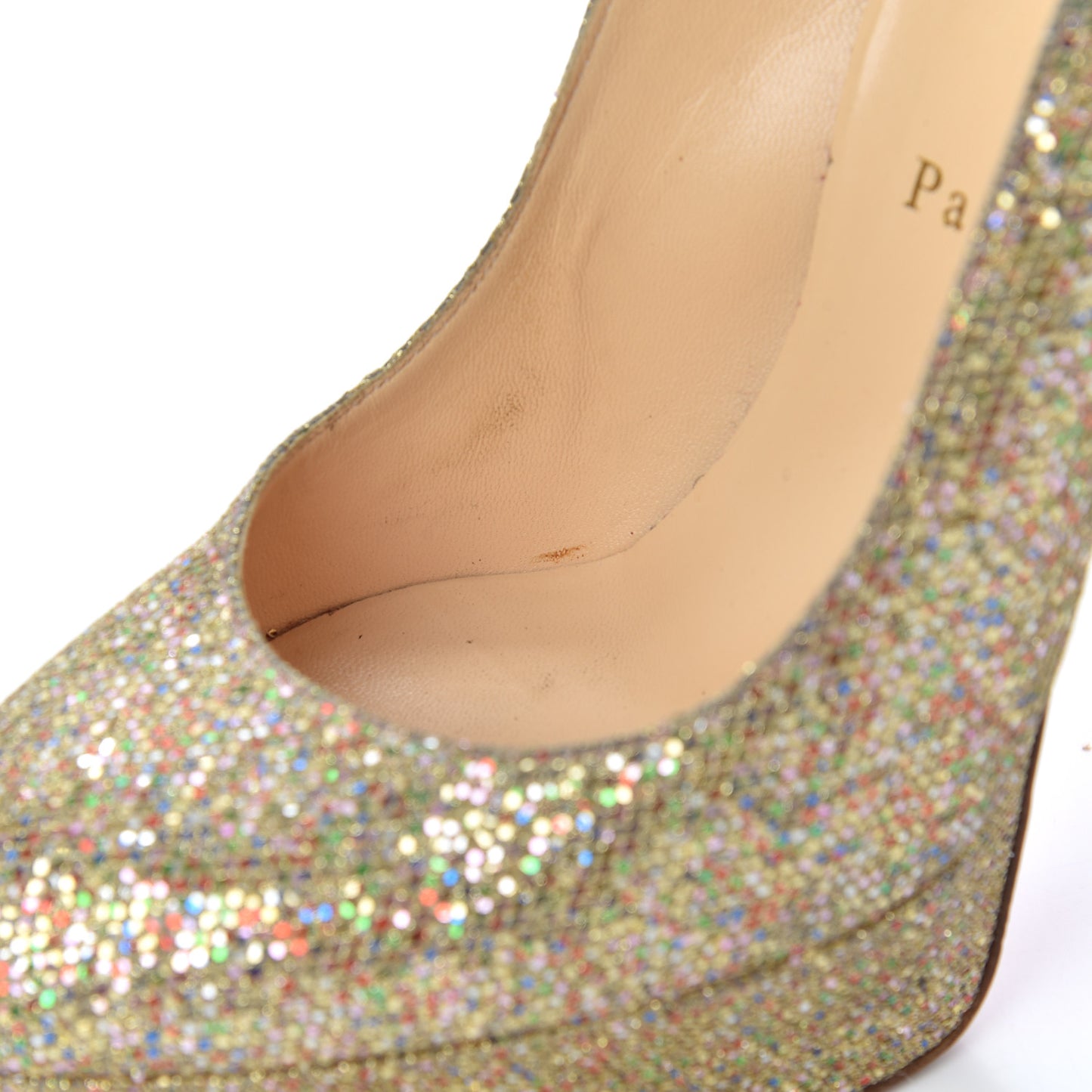 Glitter Bibi 140 Pumps 39.5 Gold