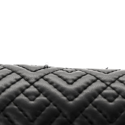 Chanel Lambskin Geometric Chevron Quilted New Medium Boy Flap Black 11 of 11