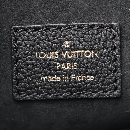 Louis Vuitton Calfskin Lockme Bucket MM Black 6 of 9