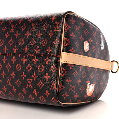 Louis Vuitton Catogram Speedy Bandouliere 30 Marron 12 of 14