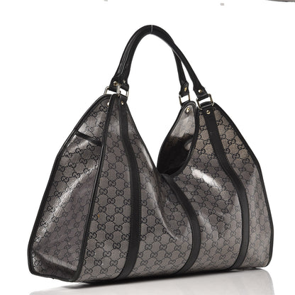 Gucci Crystal Monogram Large Joy Shoulder Bag Black 3 of 14