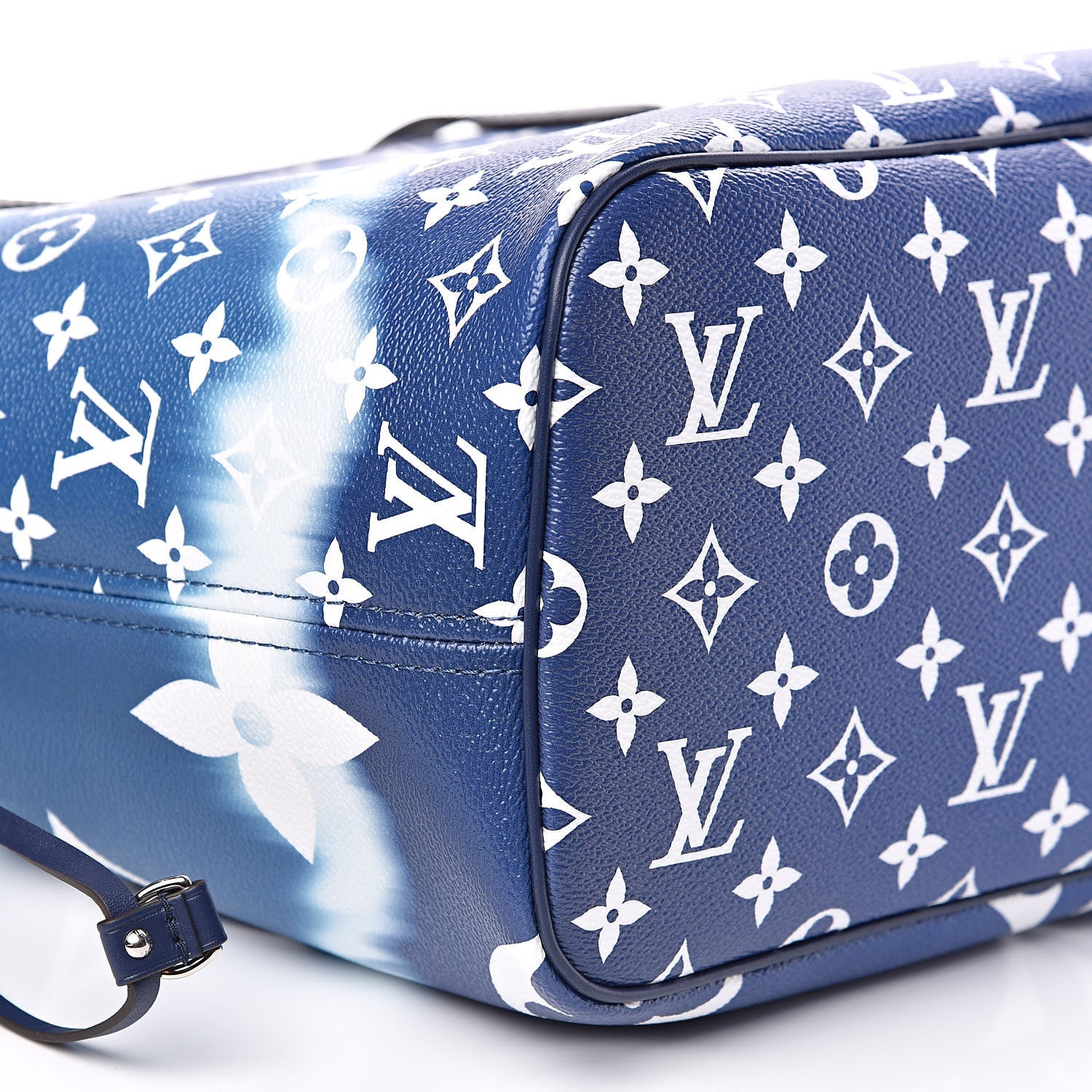 Louis Vuitton Monogram Escale Neverfull MM Blue 8 of 10