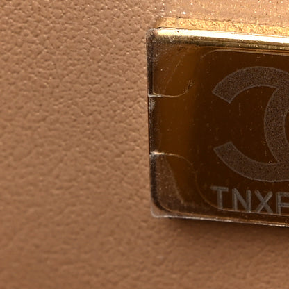 Chanel Lambskin Quilted Mini Golden Plate Flap Black 7 of 10