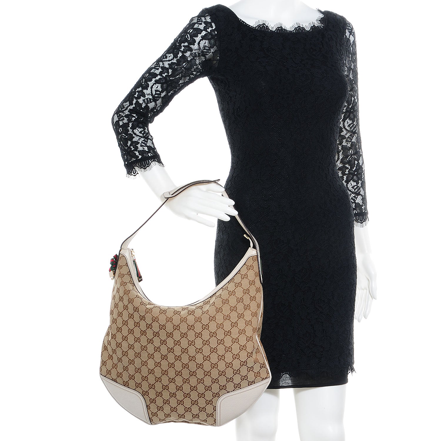 Gucci Monogram Princy Large Hobo Off White 2 of 8