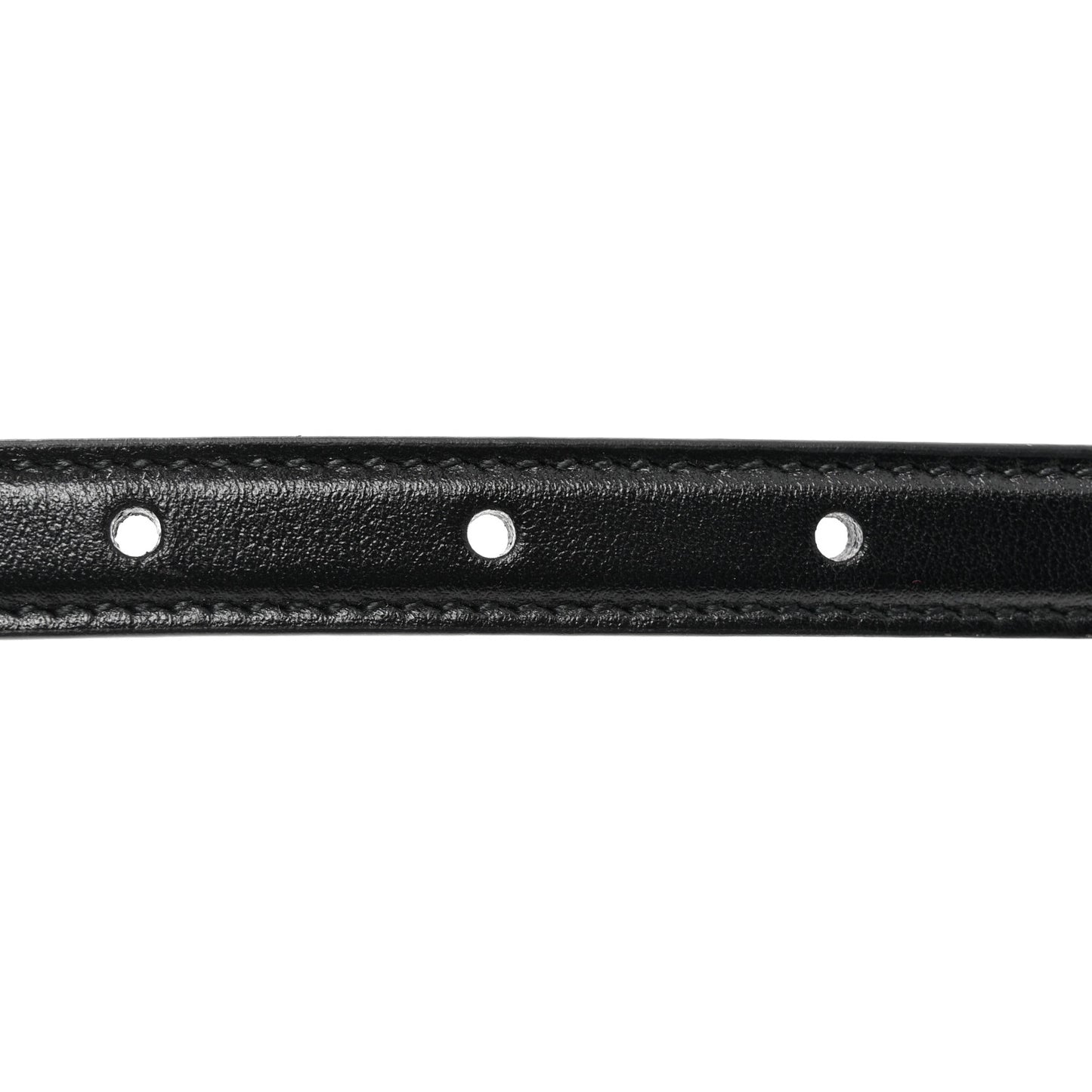 Plutone Calfskin Gucci Buckle 20mm Thin Belt 80 32 Black