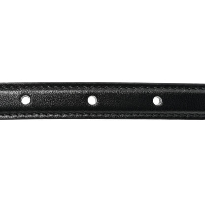 Gucci Plutone Calfskin Gucci Buckle 20mm Thin Belt 80 32 Black 5 of 6