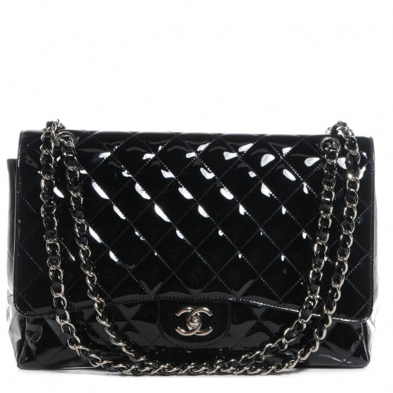 Patent Maxi Single Flap Black