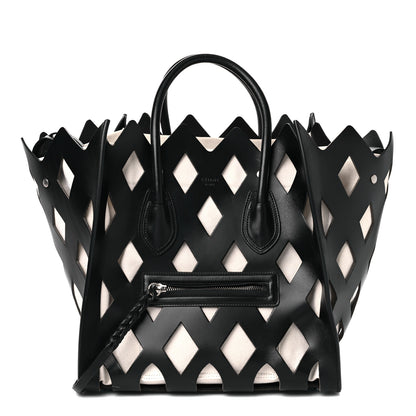 Celine Calfskin Medium Cutout Phantom Luggage Black 1 of 11