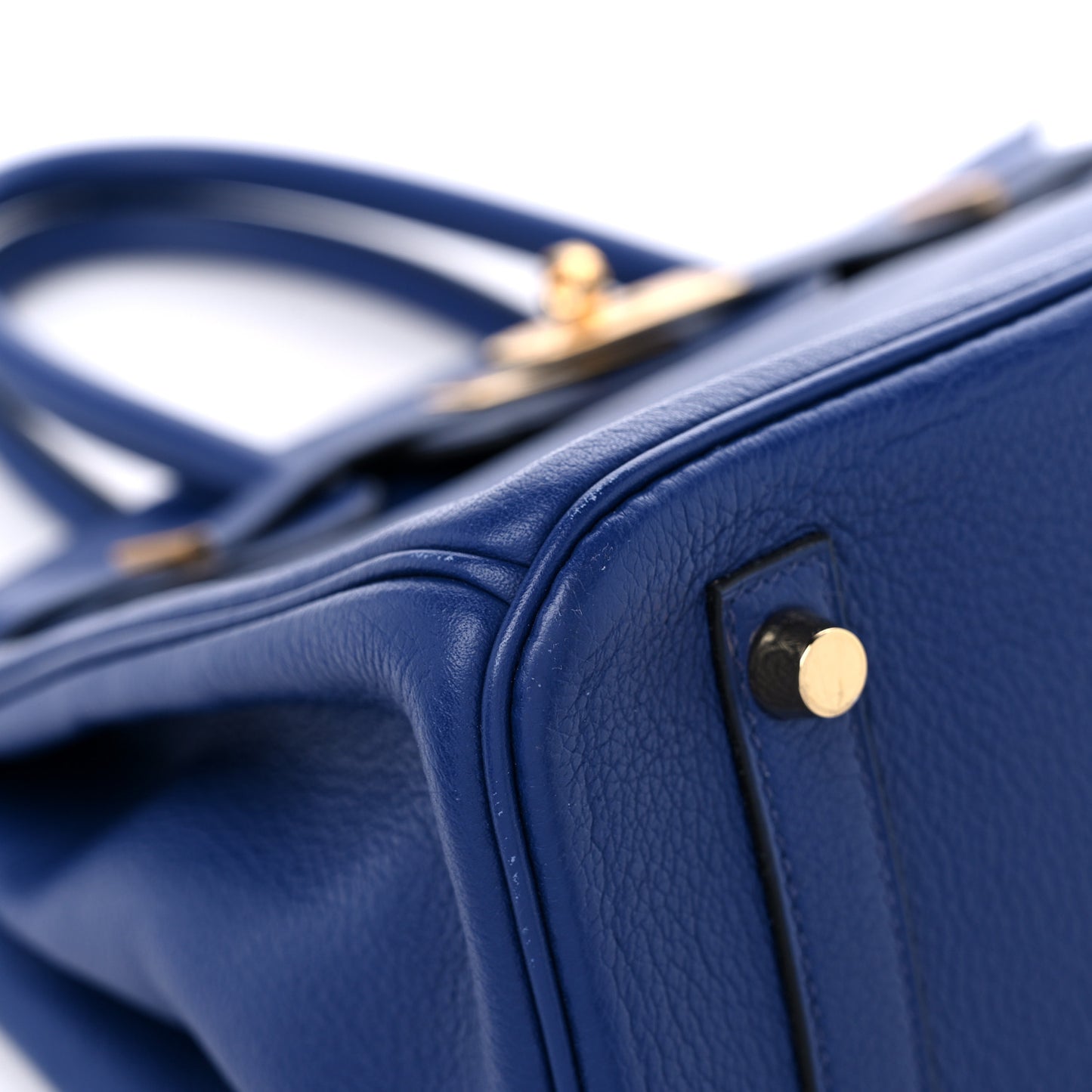 Taurillon Novillo Birkin 30 Bleu Saphir