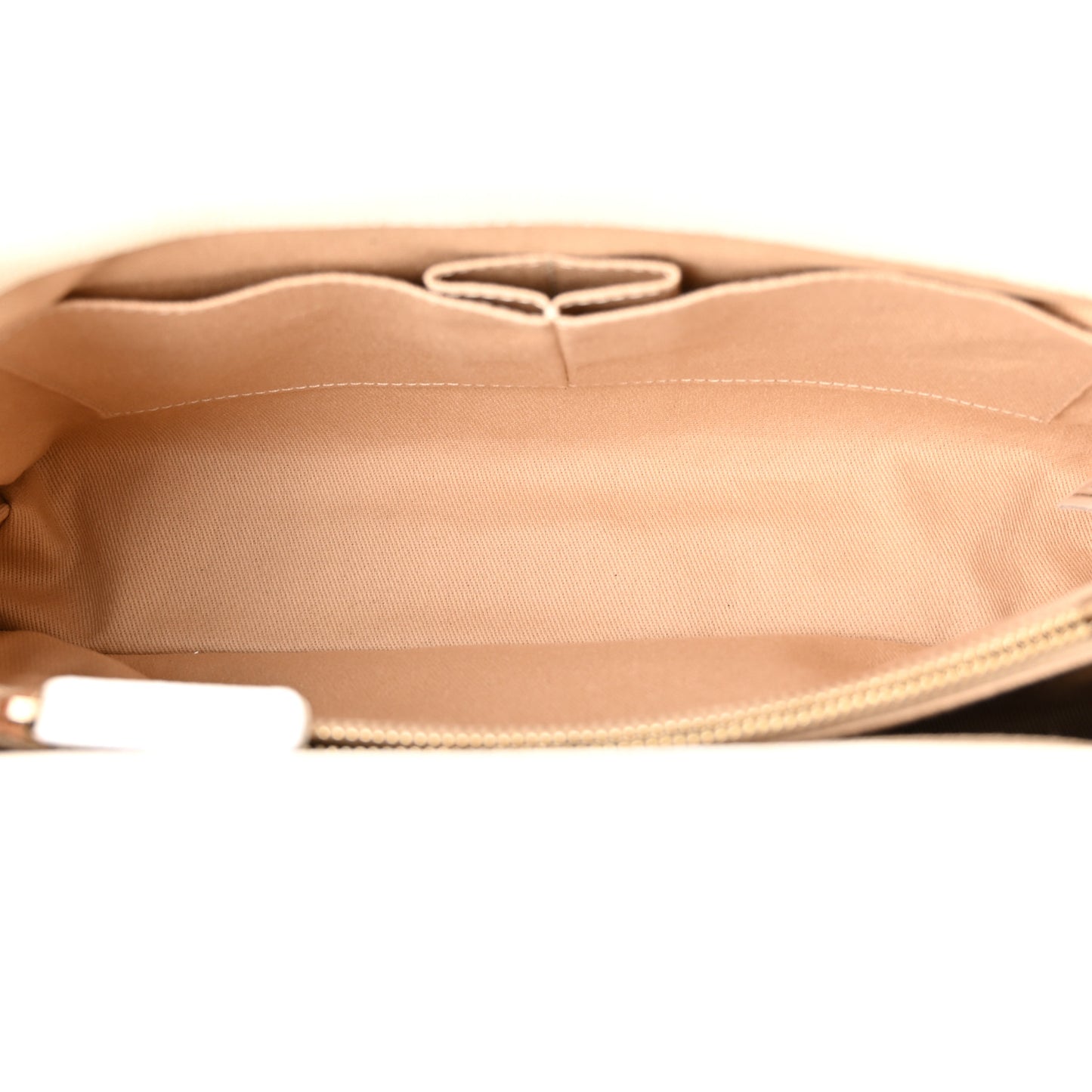 Iridescent Caviar Quilted Small Coco Handle Flap White