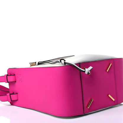 Loewe Calfskin Small Hammock Shoulder Bag Shocking Pink White 8 of 10