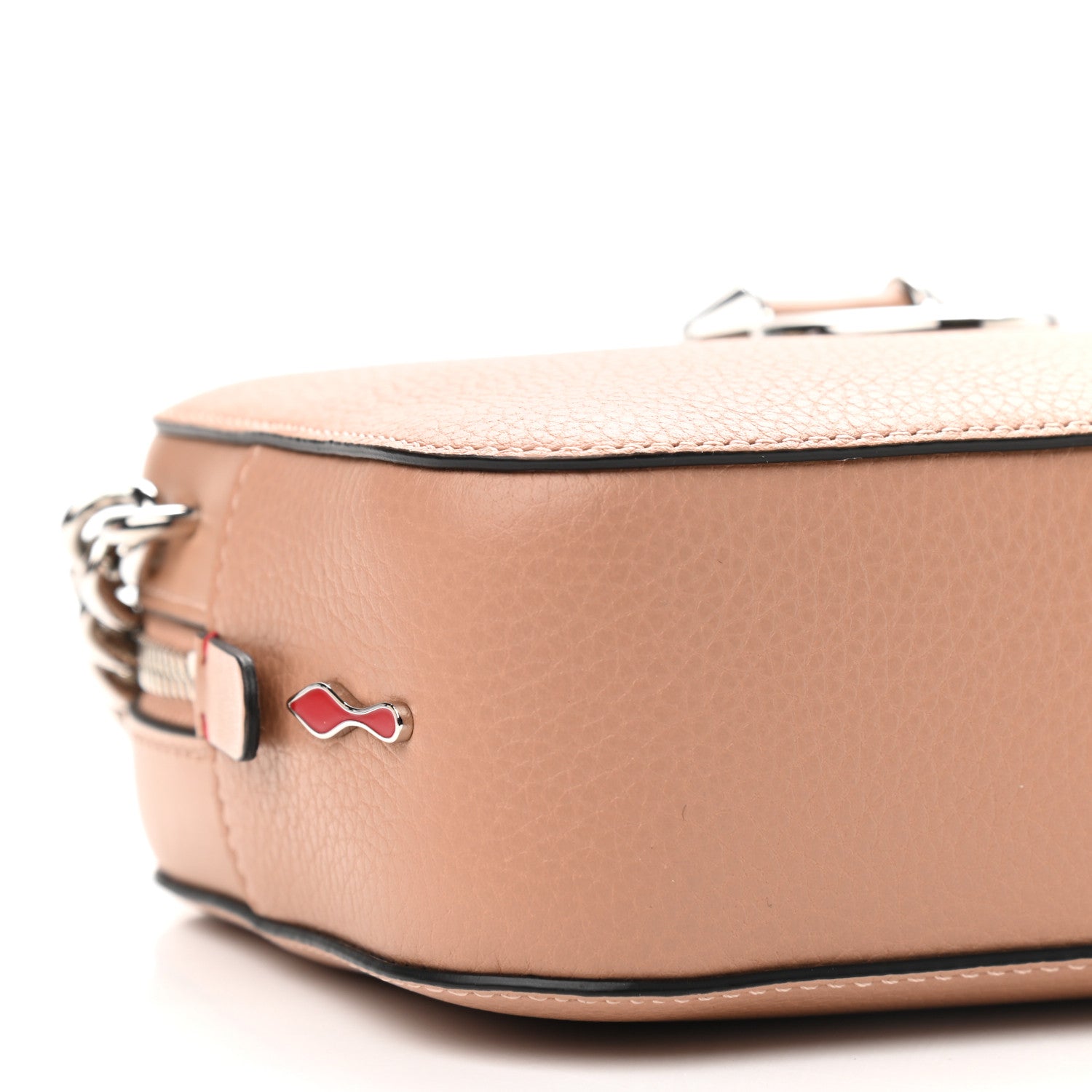 Christian Louboutin Calfskin Mini Rubylou Crossbody Nude 8 of 9