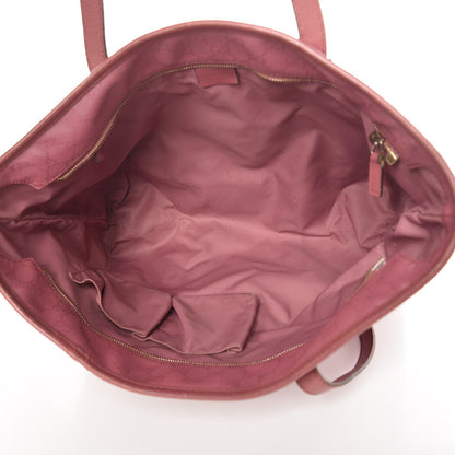 Gucci Imprime Monogram Medium Zippered Shopping Tote Rose Blush 5 of 15