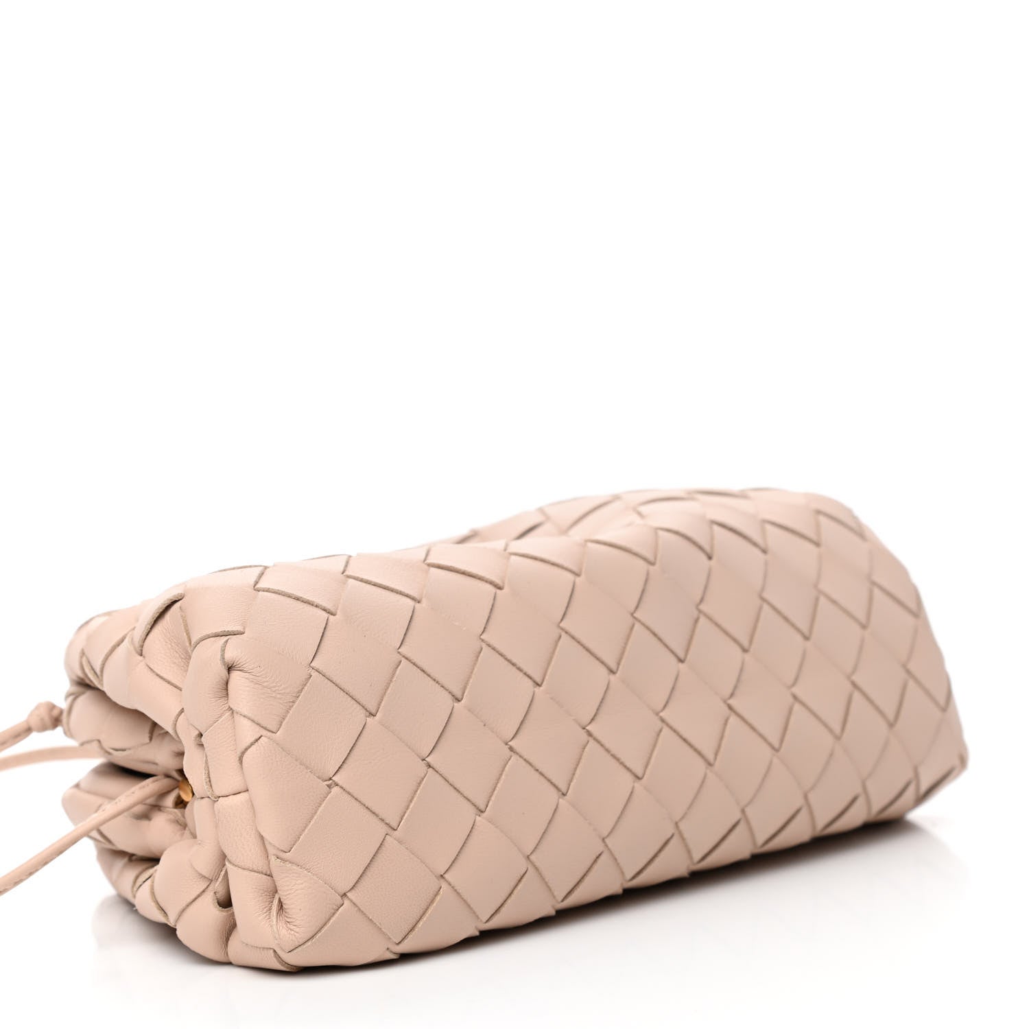 Bottega Veneta Nappa Intrecciato The Mini Pouch Almond 3 of 4