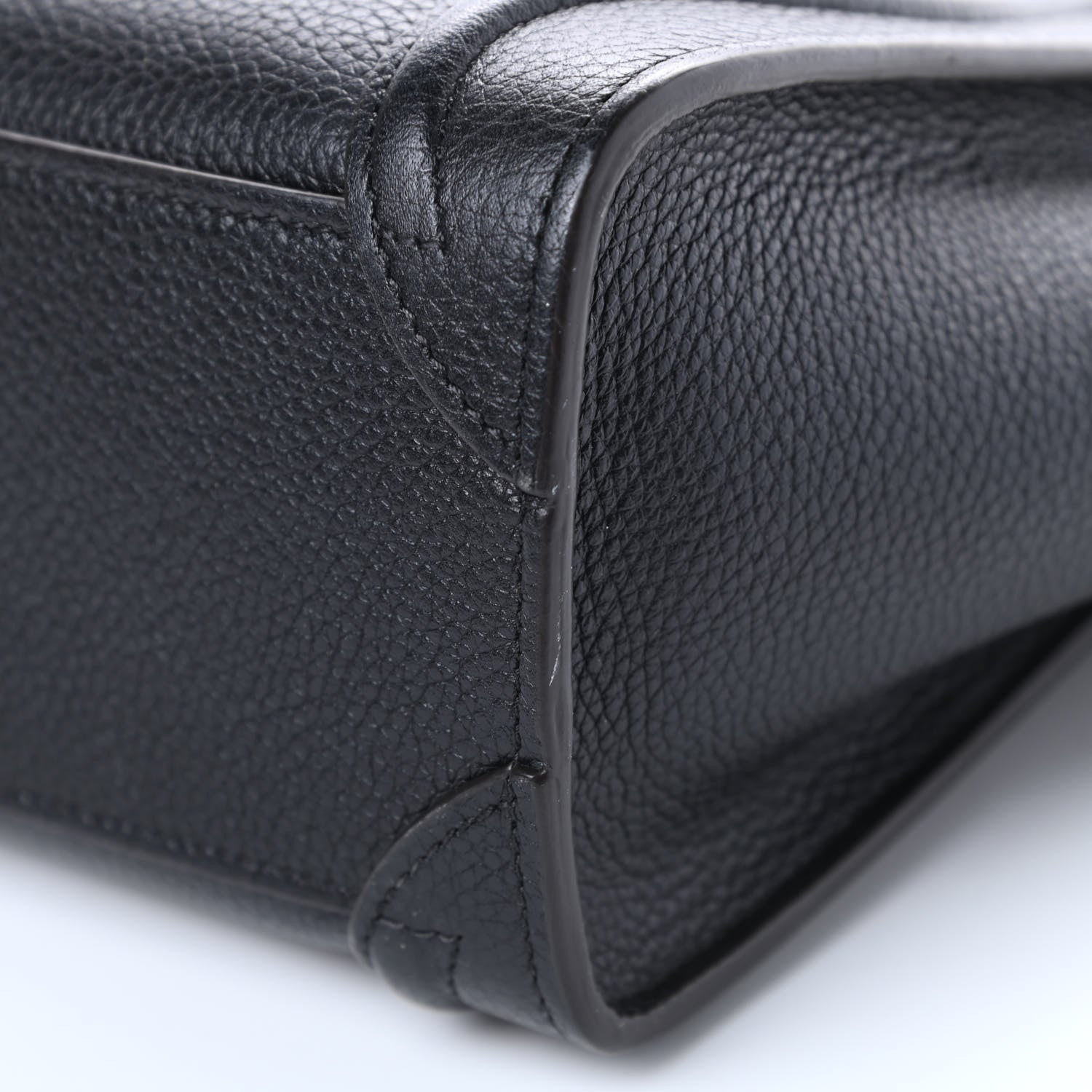 Celine Drummed Calfskin Nano Luggage Black 12 of 12