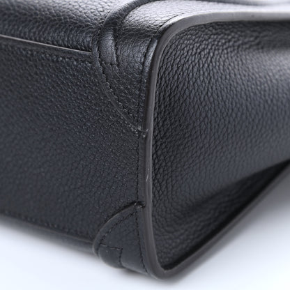 Celine Drummed Calfskin Nano Luggage Black 12 of 12