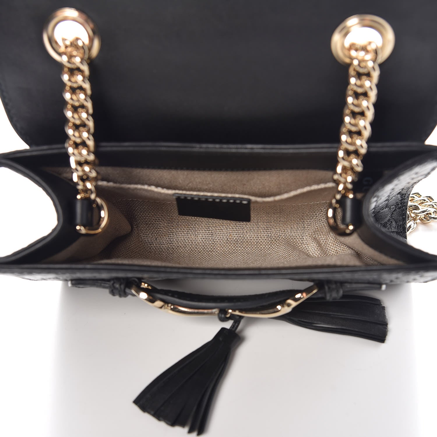 Gucci Microguccissima Mini Emily Shoulder Bag Black 5 of 9