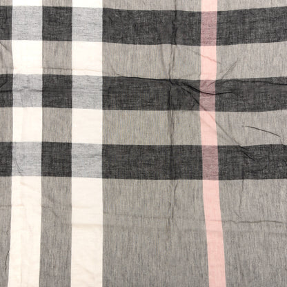 Burberry Modal Wool Relaxed Mega Check Square Scarf Dark Trench 3 of 3
