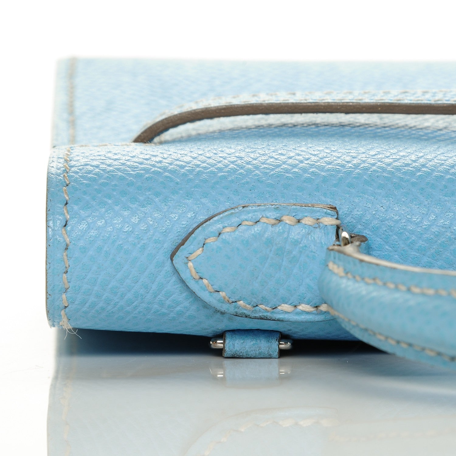 Hermes Epsom Tiny Kelly Sellier Celeste 12 of 20