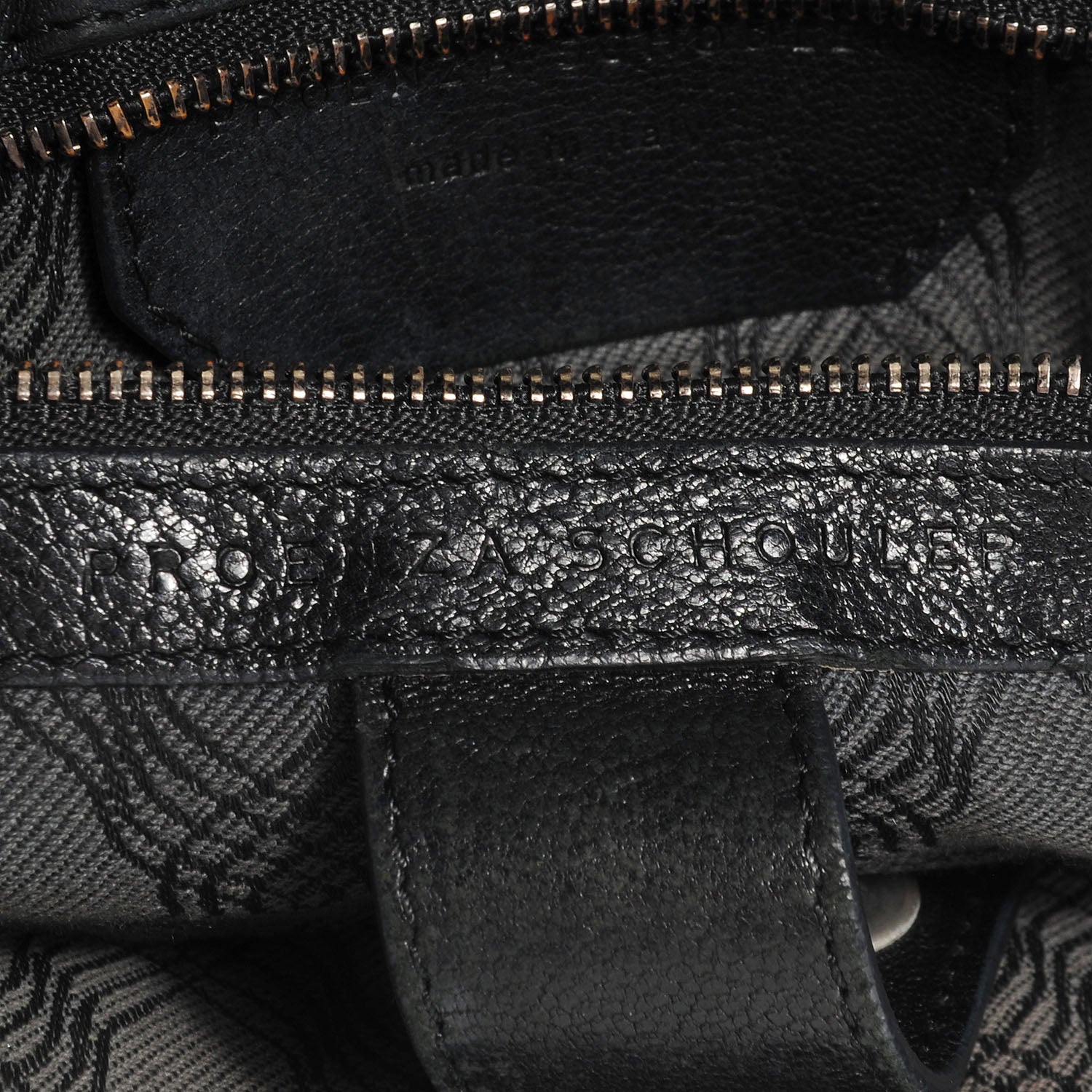 Proenza Schouler Lambskin PS1 Medium Satchel Black 8 of 14