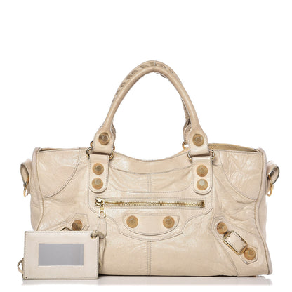 Balenciaga Chevre Giant 21 Gold Hardware Part Time Natural 1 of 16