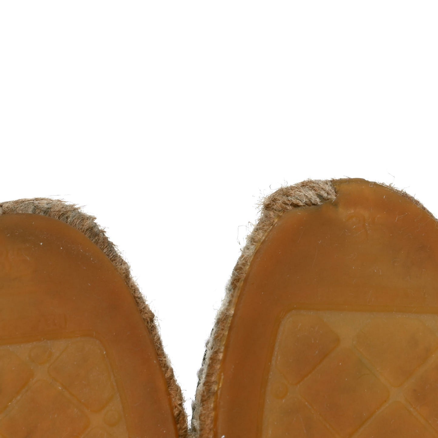 Lambskin CC Espadrilles 35 Beige Black