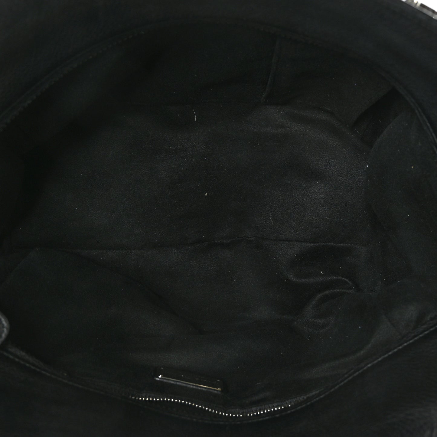 Calfskin Medium Verve Double Zip Tote Black
