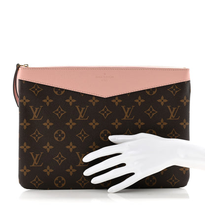 Louis Vuitton Monogram Daily Pouch Rose Poudre 2 of 10