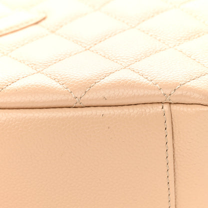 Chanel Caviar Quilted Grand Shopping Tote GST Beige Clair 11 of 17