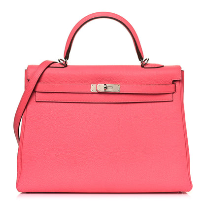 Hermes Togo Kelly Retourne 35 Rose Lipstick 1 of 30