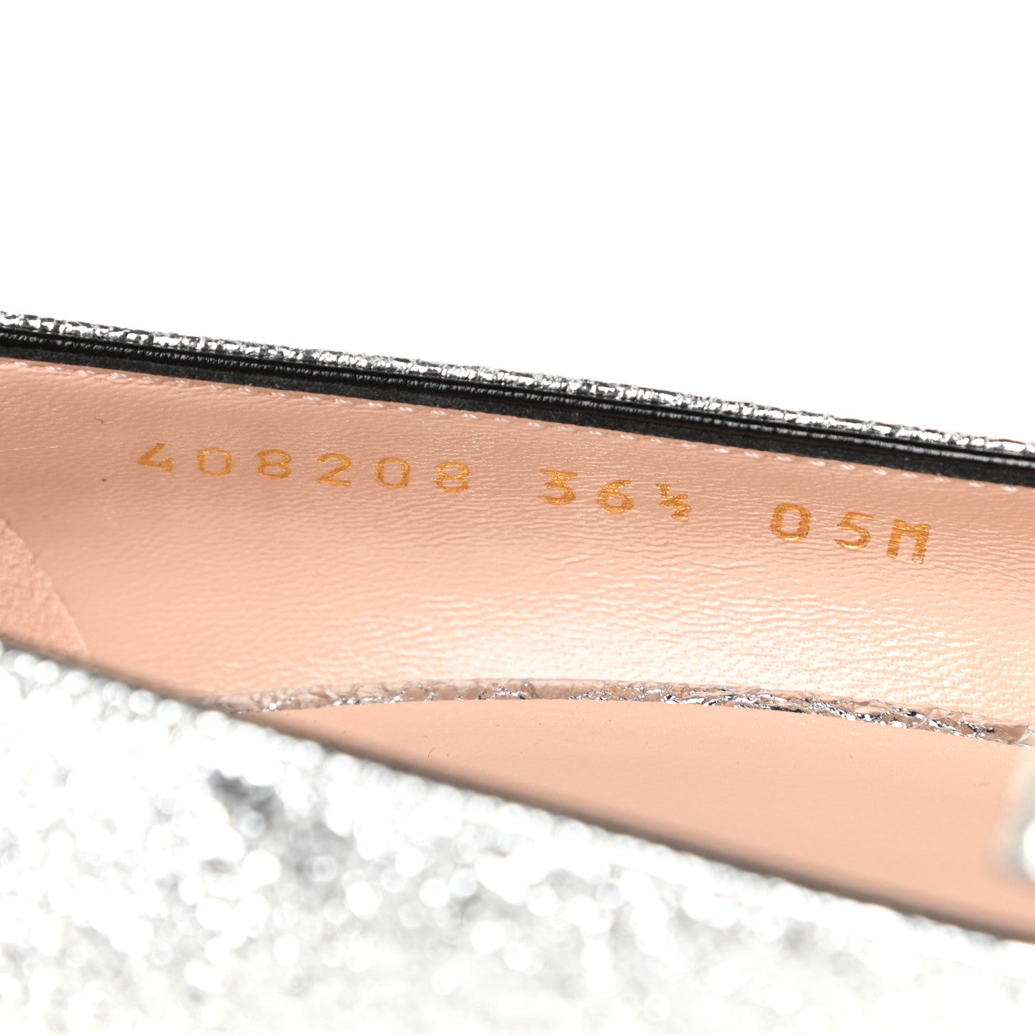 Gucci Galassia GG Marmont Fringe 50mm Loafer Pumps 36.5 Argento 10 of 11