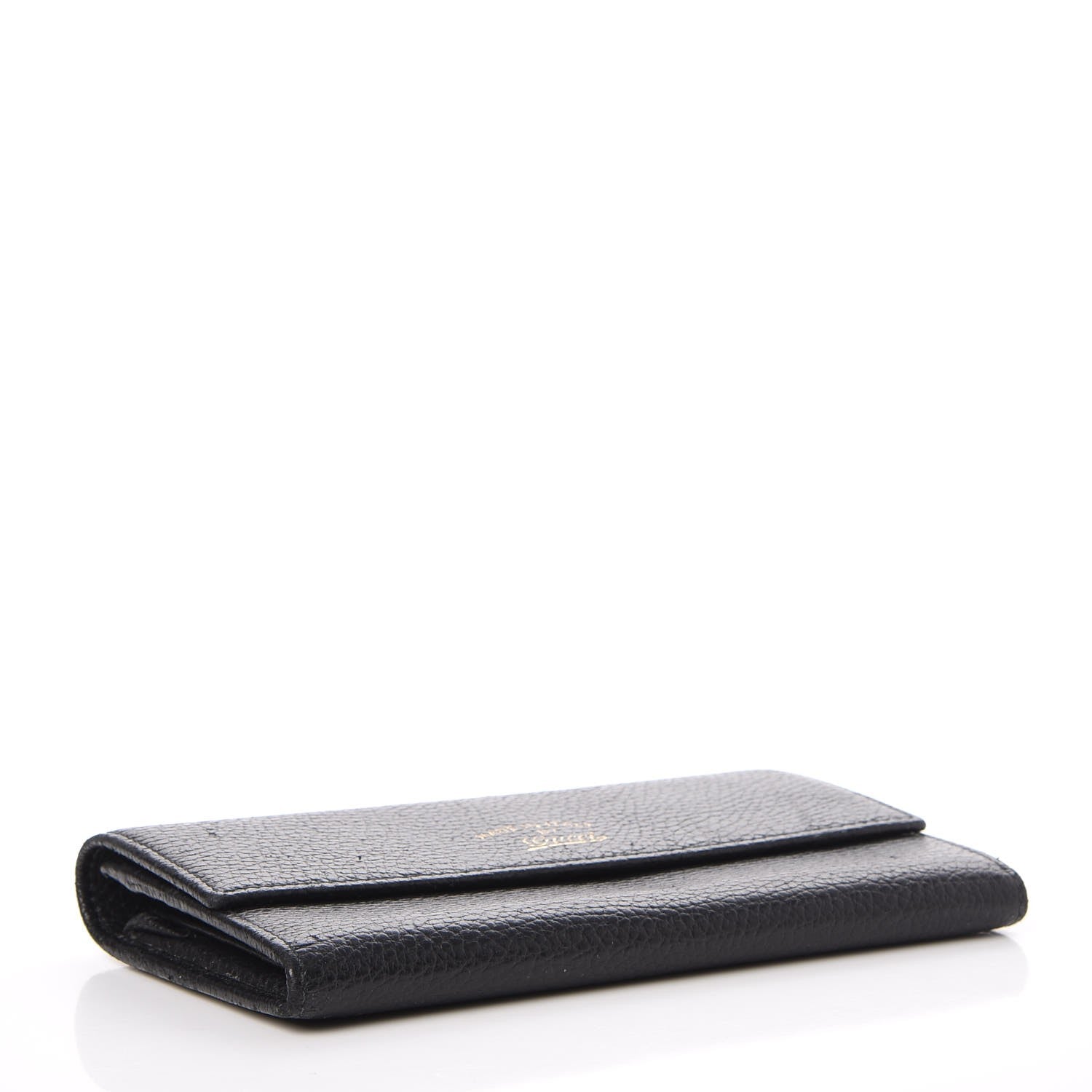 Gucci Dollar Calfskin Swing Continental Wallet Black 4 of 9