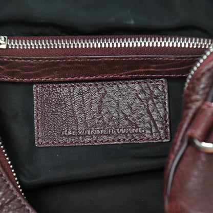 Alexander Wang Pebbled Lambskin Rockie Beet Rhodium Hardware 6 of 7